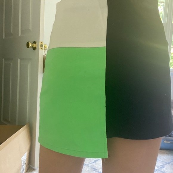 Asymmetrical Mini Skirt - Picture 2 of 7